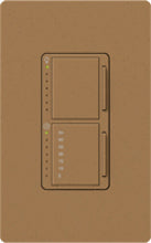 Lutron MA-L3T251-TC Maestro Satin 300W & 2.5A Incandescent / Halogen Single Location Dimmer & Timer in Terracotta