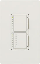 Lutron MA-L3T251-WH Maestro 300W & 2.5A Incandescent / Halogen Single Location Dimmer & Timer in White