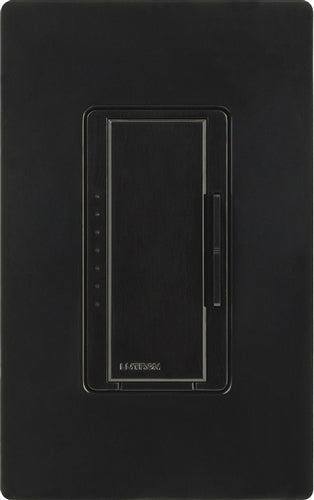 Lutron MA-PRO-BL Maestro Phase-selectable dimmer for LED, ELV, MLV and Incandescent lamp loads, Single Pole / 3-Way Dimmer in Black