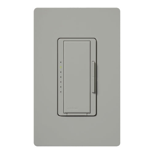 Lutron MA-PRO-GR Maestro Phase-selectable dimmer for LED, ELV, MLV and Incandescent lamp loads, Single Pole / 3-Way Dimmer in Gray
