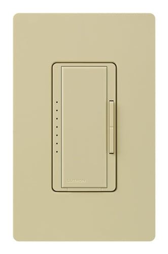 Lutron MA-PRO-IV Maestro Phase-selectable dimmer for LED, ELV, MLV and Incandescent lamp loads, Single Pole / 3-Way Dimmer in Ivory