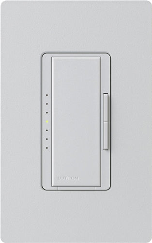 Lutron MA-PRO-PD Maestro Phase-selectable dimmer for LED, ELV, MLV and Incandescent lamp loads, Single Pole / 3-Way Dimmer in Palladium