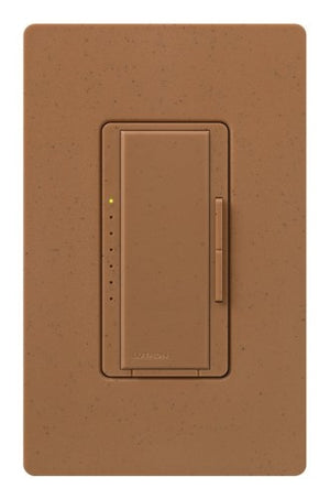 Lutron MA-PRO-TC Maestro Phase-selectable dimmer for LED, ELV, MLV and Incandescent lamp loads, Single Pole / 3-Way Dimmer in Terracotta