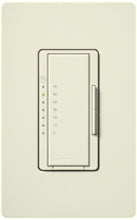 Lutron MA-T51-BI Maestro Satin 120V 5A Lighting, 3A Fan Single Location Timer in Biscuit