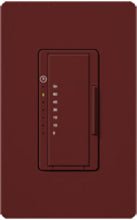 Lutron MA-T51-MR Maestro Satin 120V 5A Lighting, 3A Fan Single Location Timer in Merlot