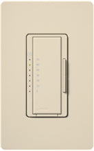 Lutron MA-T51MN-ES Maestro Satin 120V 5A Lighting, 3A Fan Multi Location Timer in Eggshell