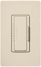 Lutron MA-T51MN-LA Maestro 120V 5A Lighting, 3A Fan Multi Location Timer in Light Almond