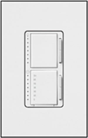 Lutron MACL-L3T251-BR 300W & 2.5A LED/Incandescent/Halogen Single Location Dimmer & Timer in Brown