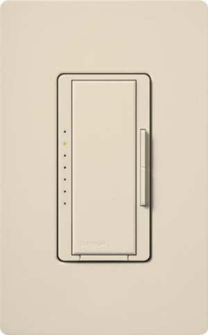Lutron MALV-600-LA Maestro 600VA, 500W Magnetic Low Voltage Dimmer in Light Almond