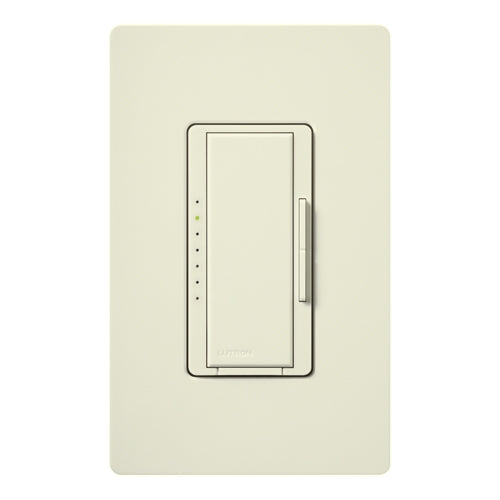 Lutron MRF2-10D-120-BI Maestro Wireless 1000W Magnetic Low Voltage Multi Location Dimmer in Biscuit