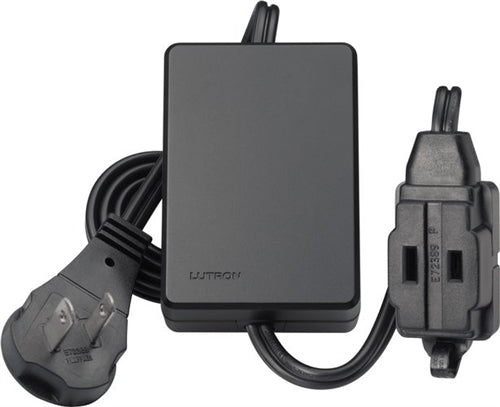 Lutron MRF2-3PD-3-BL Maestro Wireless Incandescent / Halogen Plug-in Dimming / Switching Module with 3 Receptacles in Black