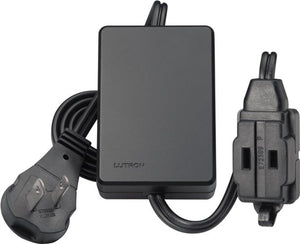 Lutron MRF2-3PD-3-BL Maestro Wireless Incandescent / Halogen Plug-in Dimming / Switching Module with 3 Receptacles in Black