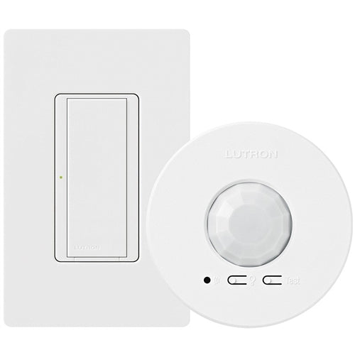 Lutron MRF2S-1S8A-1OC Energy Retrofit Maestro Wireless Switch and Ceiling Mount Sensor Package