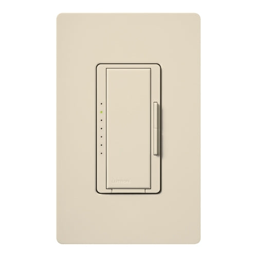 Lutron Vive MRF2S-6ND-120-LA Maestro Wireless 120V 600W Incandescent / Halogen 450W MLV Multi Location Dimmer with Neutral Wire in Light Almond