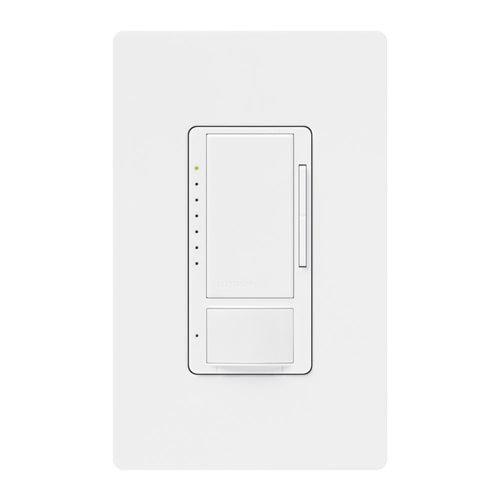 Lutron Vive MRF2S-8SD010-WH Wallbox Occupancy/Vacancy Single-Pole/Multi-Location Sensor Dimmer in White