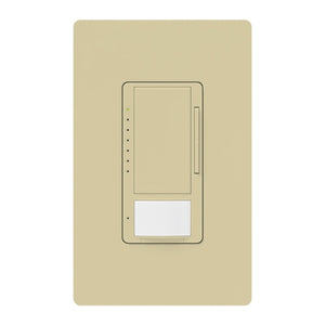 Lutron Vive MRF2S-8SDV010-IV Wallbox Vacancy Single-Pole/Multi-Location Sensor Dimmer in Ivory