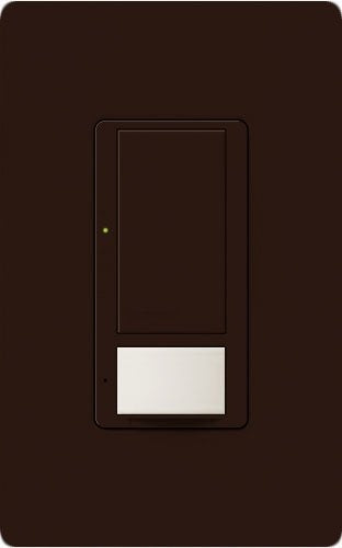Lutron Vive MRF2S-8SS-BR Wallbox Occupancy/Vacancy Single-Pole/Multi-Location Sensor Switch in Brown