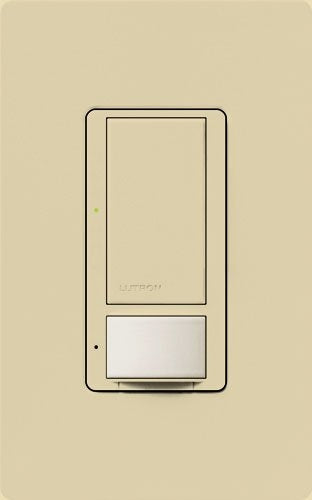 Lutron Vive MRF2S-8SS-IV Wallbox Occupancy/Vacancy Single-Pole/Multi-Location Sensor Switch in Ivory