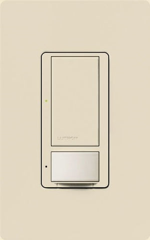 Lutron Vive MRF2S-8SS-LA Wallbox Occupancy/Vacancy Single-Pole/Multi-Location Sensor Switch in Light Almond