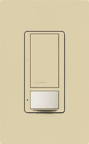 Lutron Vive MRF2S-8SSV-IV Wallbox Vacancy Single-Pole/Multi-Location Sensor Switch in Ivory