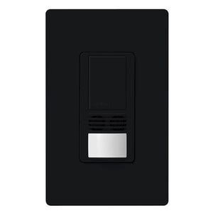 Lutron MS-A202-BL Maestro Dual Technology Ultrasonic and Passive Infrared Occupancy Sensor Switch for Dual Circuit in Black