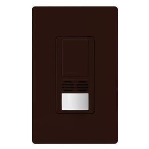 Lutron MS-A202-BR Maestro Dual Technology Ultrasonic and Passive Infrared Occupancy Sensor Switch for Dual Circuit in Brown