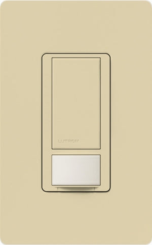 Lutron MS-OPS2H-IV Maestro Occupancy and Vacancy Sensor with Switch Single Pole 120V / 2A, 250W in Ivory