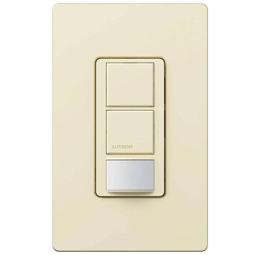 Lutron MS-OPS6-DDV-AL Maestro Dual-circuit Switch with Occupancy/Vacancy Sensor, 6A 120V-277V in Almond
