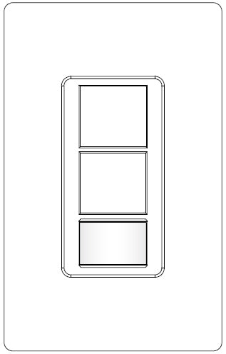 Lutron MS-OPS6-DDV-ST Maestro Dual-circuit Switch with Occupancy/Vacancy Sensor, 6A 120V-277V in Stone