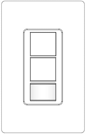 Lutron MS-OPS6-DDV-ST Maestro Dual-circuit Switch with Occupancy/Vacancy Sensor, 6A 120V-277V in Stone