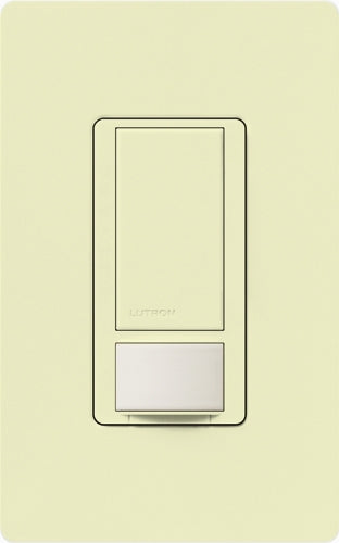 Lutron MS-OPS6M-DV-AL (MS-OPS6M2-DV-AL) Maestro Switch with Occupancy Sensor Dual Voltage 120V-277V / 6A Multi Location in Almond