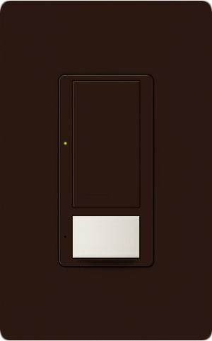 Lutron MS-OPS6M-DV-BR-6 (MS-OPS6M2-DV-BR-6) Maestro Switch with Occupancy Sensor Dual Voltage 120V-277V / 6A Multi Location in Brown, 6-pack