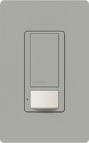 Lutron MS-OPS6M-DV-GR (MS-OPS6M2-DV-GR) Maestro Switch with Occupancy Sensor Dual Voltage 120V-277V / 6A Multi Location in Gray