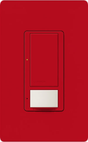 Lutron MS-OPS6M-DV-HT (MS-OPS6M2-DV-HT) Maestro Switch with Occupancy Sensor Dual Voltage 120V-277V / 6A Multi Location in Hot