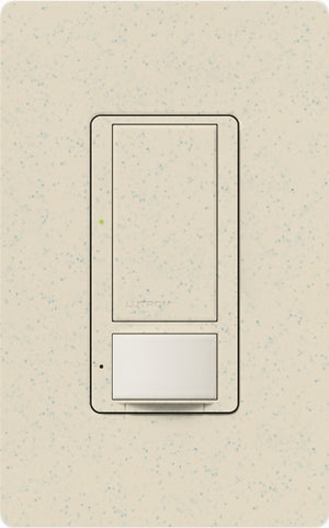 Lutron MS-OPS6M-DV-LS (MS-OPS6M2-DV-LS) Maestro Switch with Occupancy Sensor Dual Voltage 120V-277V / 6A Multi Location in Limestone