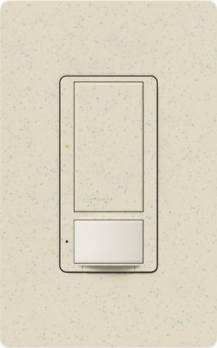 Lutron MS-OPS6M-DV-LS (MS-OPS6M2-DV-LS) Maestro Switch with Occupancy Sensor Dual Voltage 120V-277V / 6A Multi Location in Limestone