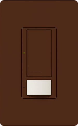 Lutron MS-OPS6M-DV-SI (MS-OPS6M2-DV-SI) Maestro Switch with Occupancy Sensor Dual Voltage 120V-277V / 6A Multi Location in Sienna