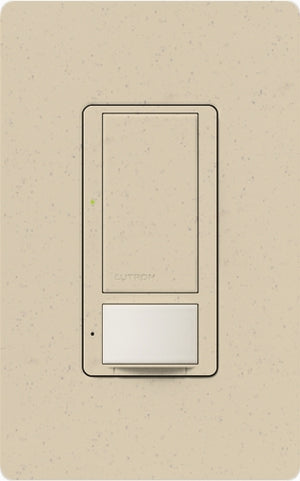 Lutron MS-OPS6M-DV-ST (MS-OPS6M2-DV-ST) Maestro Switch with Occupancy Sensor Dual Voltage 120V-277V / 6A Multi Location in Stone