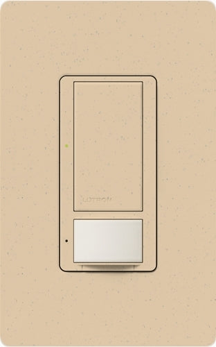 Lutron MS-OPS6M2N-DV-DS Maestro Switch with Occupancy/Vacancy Sensor, Neutral Wire Required, Dual Voltage 120V-277V / 6A Multi Location in Desert Stone