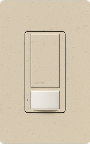 Lutron MS-VPS6M2-DV-ST Maestro Switch with Vacancy Sensor Dual Voltage 120V-277V / 6A Multi Location in Stone