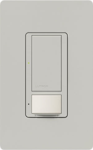 Lutron MS-VPS6M2U-DV-PD Maestro Switch with Vacancy Sensor Dual Voltage 120V-277V / 6A Multi Location, Neutral or Ground Wire, in Palladium