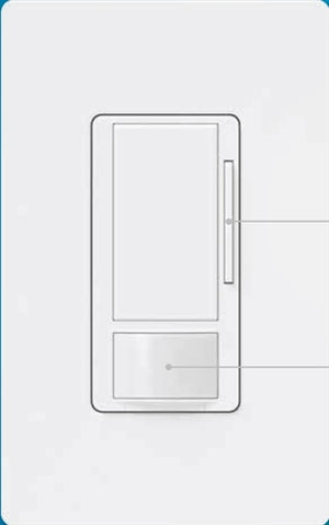 Lutron MS-Z101-HT Maestro 0-10V Dimmer and Occupancy/Vacancy PIR Sensor, single pole/multi-location, 120-277V in Hot