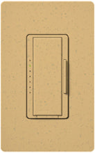 Lutron MSCF-6AM-277-GS Maestro Satin 277V / 6A Fluorescent 3-Wire / Hi-Lume LED Multi Location Dimmer in Goldstone