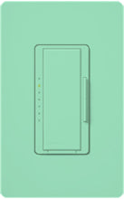 Lutron MSCF-6AM-SG Maestro Satin 120V / 6A Fluorescent 3-Wire / Hi-Lume LED Multi Location Dimmer in Sea Glass
