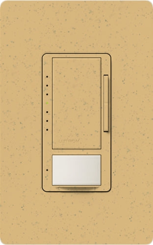 Lutron MSCL-OP153MH-GS Maestro CL Occupancy Sensor (Auto-ON/OF or Manual ON/Auto-OFF) and Dimmer, 600W Incandescent, 150W CFL or LED Single Pole / Multi Location Dimmer in Goldstone