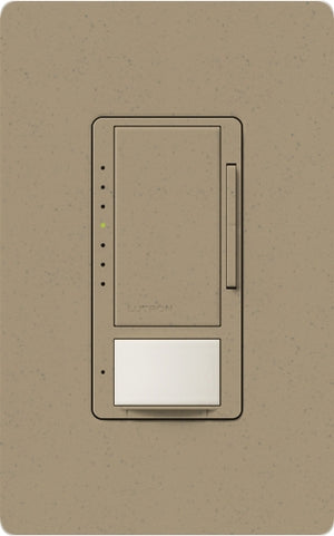 Lutron MSCL-VP153M-MS Maestro CL Vacancy Sensor (Manual ON/Auto-OFF) and Dimmer, 600W Incandescent, 150W CFL or LED Single Pole / Multi Location Dimmer in Mocha Stone