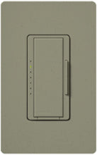 Lutron MSCLV-1000M-GB Maestro Satin 1000VA, 800W Magnetic Low Voltage Multi Location Dimmer in Greenbriar