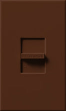 Lutron NFTU-5A-SI Nova 120V / 5A Fluorescent Tu-Wire Single Pole Slide-to-Off Dimmer in Sienna