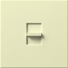 Lutron NLV-1500-AL Nova 1200W Magnetic Low Voltage Single Pole Slide-to-Off Dimmer in Almond