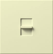 Lutron NT-1503P-AL Nova T 1500W Incandescent / Halogen Single Pole / 3-Way Preset Dimmer in Almond, Matte Finish